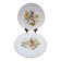 Two Limoges porcelain plates signed M. Hague.