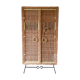 Rattan and wicker cabinet
