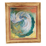 Peinture à l'huile ancienne