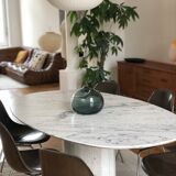 Table marble arabescato Italy vintage