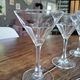 Lot of 6 vintage champagne glasses in conical drinking glass
