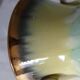 Vintage decorative amphore vase in gold glazed ceramic made in Germany