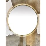 Large-Scale Venetian Murano Glass Wall Mirror with Gilt Torchon–Torciglione
