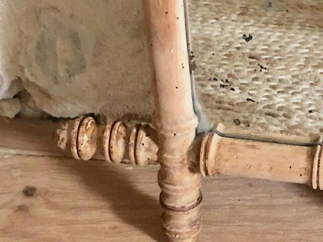 Small bamboo mirror from the 50s