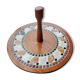 Ceramic wood cheese platter