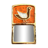 Mirror Mithé Espelt "bird" 30 cm