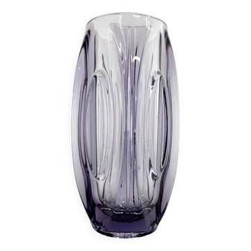 Glass Vase by Rudolf Schrotter for Sklo Union, 1950's