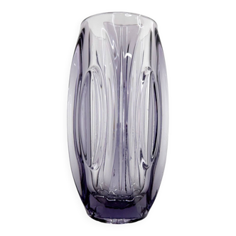 Glass Vase by Rudolf Schrotter for Sklo Union, 1950's
