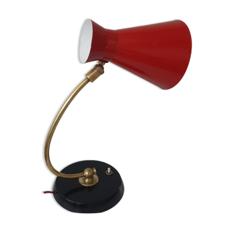 diabolo lamp 50s brass and metal