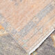 3x11 orange vintage runner rug, 88x341cm