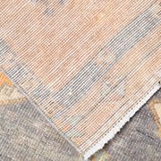 3x11 orange vintage runner rug, 88x341cm