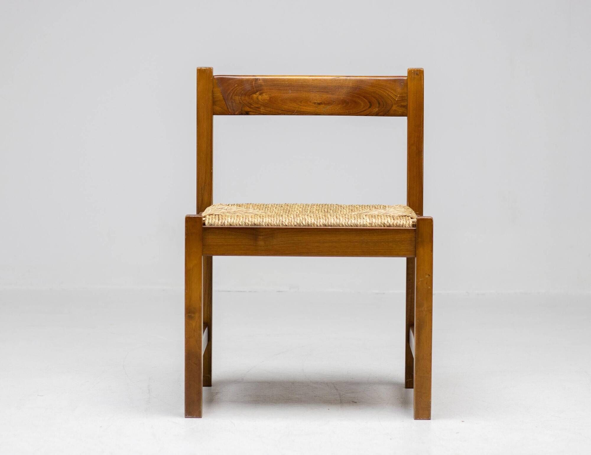 Set of four Torbecchia dining chairs by Giovanni Michelucci for Poltronova.