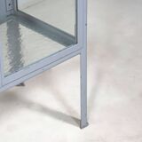 Vintage industrial display cabinet