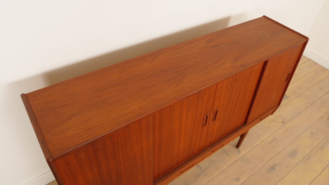 Vintage highboard | Wall cabinet | Teak | 180 cm