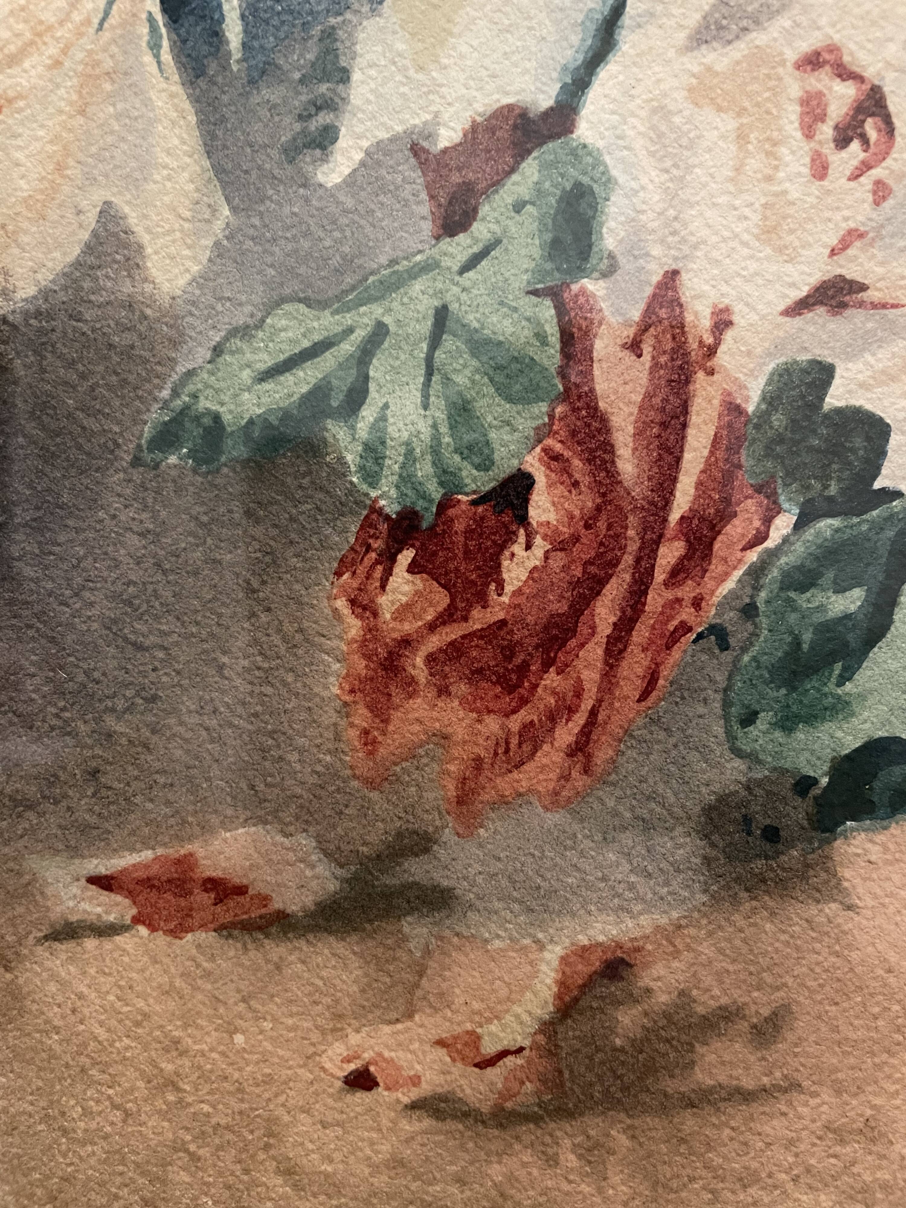 Old still life painting