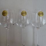 12 glasses of Arques crystal wine model Briançon 12 cl in boxes