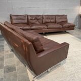 Sofa two leather modules