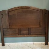 1950s oak headboard