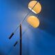 Vintage dijkstra mushroom swing arm space age floor lamp