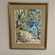 Original Swedish Oil on Canvas - "Natural Landscape" - Signed - Vintage and Framed - 68 × 56 cm