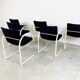 6 postmodern cirkel dining chairs by Metaform, 1980s