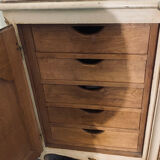 Italian sideboard 1940 wood and gold leaf