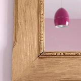 Art Deco rectangular gold mirror