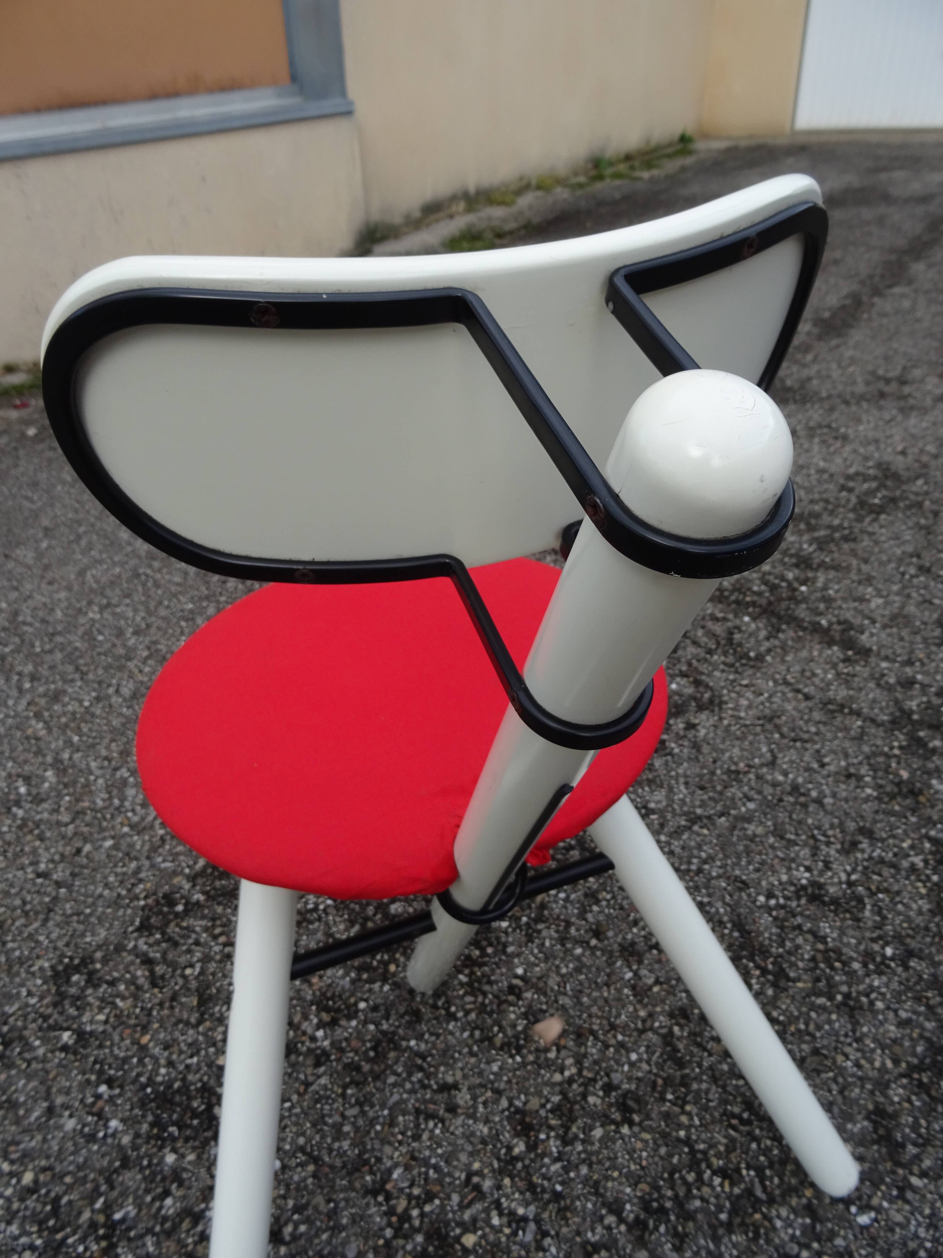 Chaise pliante TRIO Calligaris Roberto Lucci & Paolo Orlandini an 80