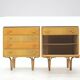 1960s Frantisek Mezulanik Pair of Chest of Drawers, Czechoslovakia