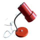 Lampe articulée en métal rouge, années 60