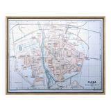 Printed in 1909, map of Parma, Italy