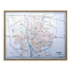 Imprimée en 1909, carte de Parme, Italie