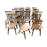 Set of 15 Baumann bistro chairs model Tacoma 70s