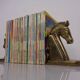 Brass Horses Bookends, 1960s, Set of 2