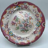 4 Sarreguemines plates, Minton model, 19th century