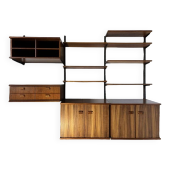 Modular bookcase, Vintage Scandinavian bookcase