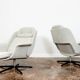 Chaises pivotantes vintage grandes "b7041" de zpm radomsko, pologne, 1970