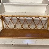 Rattan shelf