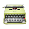 Machine à écrire Olivetti Lettera 22 vert poire révisée ruban neuf