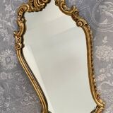 Vintage baroque style mirror, 84x43 cm