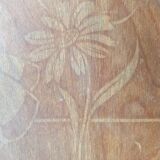 Old small Fischel children's chair, Colombine decor