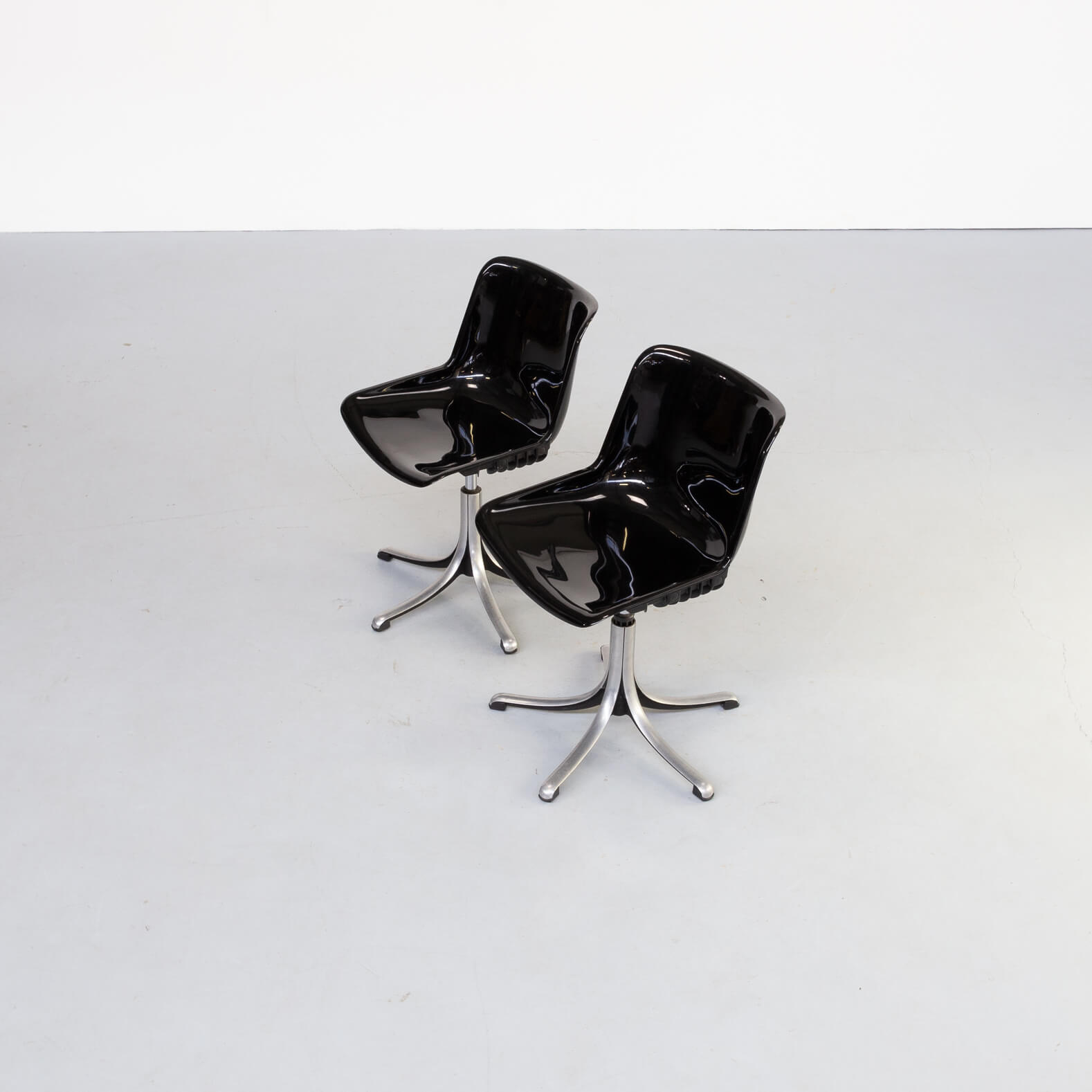 Chaise de bureau Osvaldo Borsani 'modus' des années 70 pour Tecno
