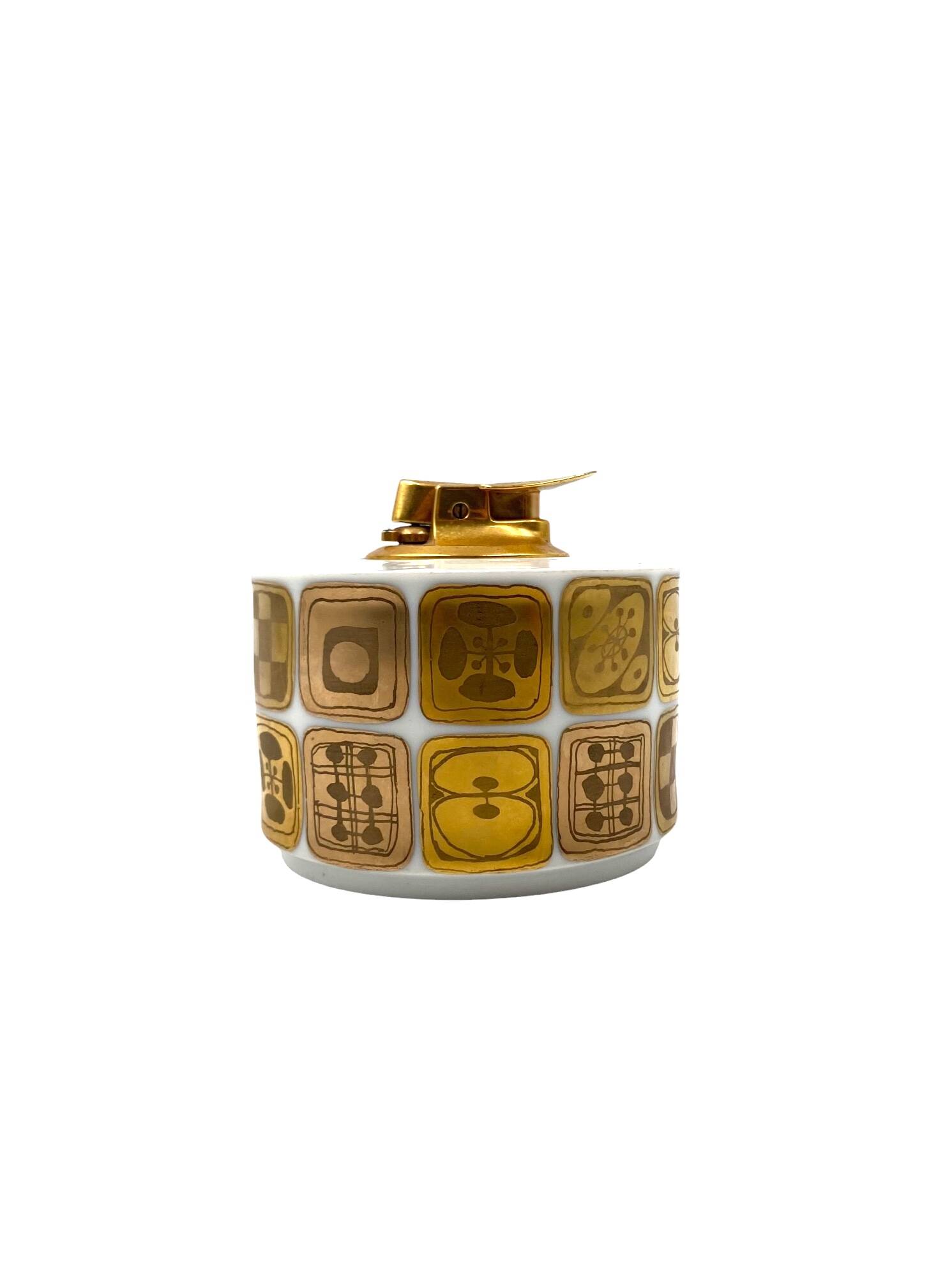 Mid-century porcelain table lighter, Bjorn Wiinblad for Rosenthal, 1970s