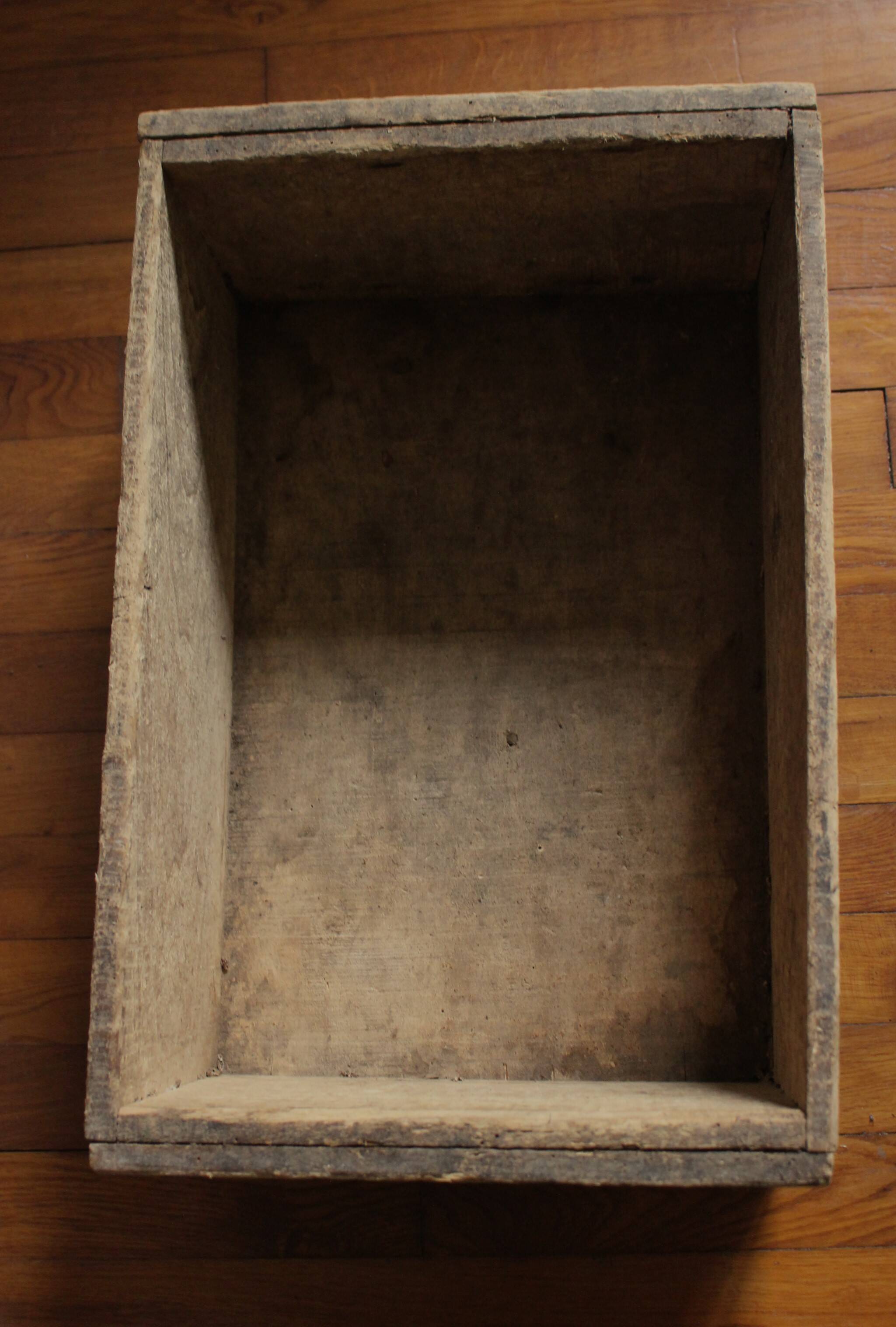 Wooden box storage furniture Germain