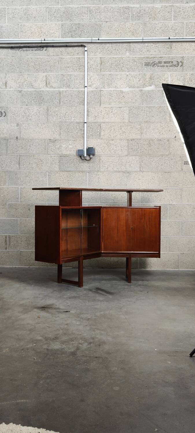 Scandinavian teak bar by Turnidge England 1960s