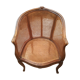 Louis xv style canned armchair