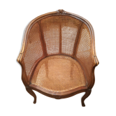Louis xv style canned armchair