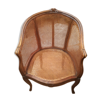 Louis xv style canned armchair