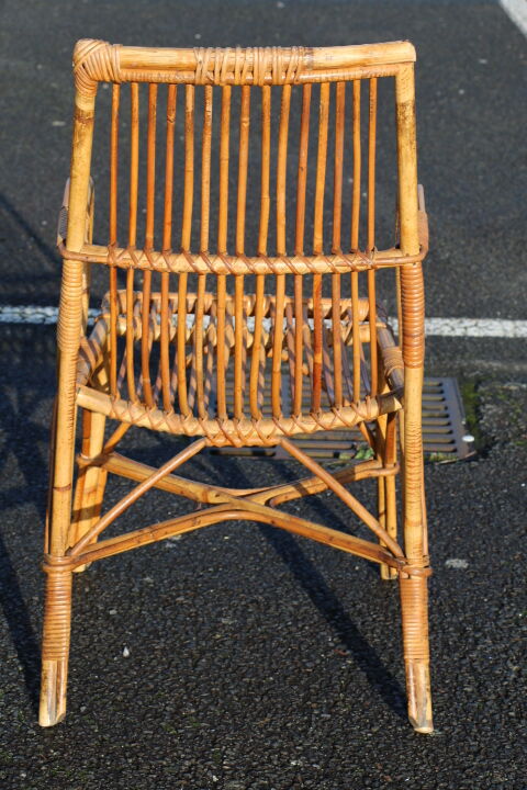 Rattan armchair