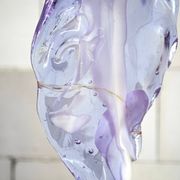 Murano glass pendant lamp by Mazzega, Italy, 1970s.